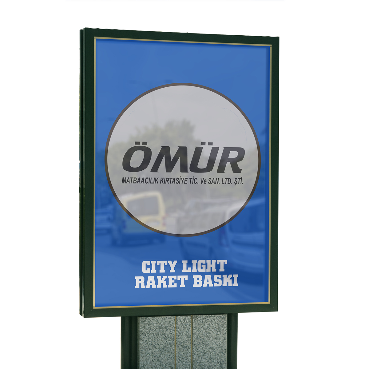 Raket Reklam Pano / Işık Geçiren