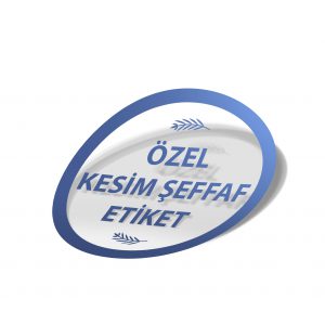 şeffaf sticker